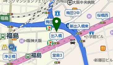大阪ニューアートクリニックの地図画像