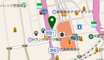 北阪急ビル診療所の地図画像