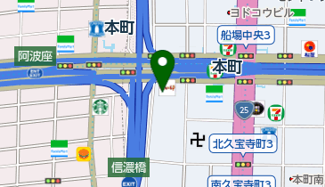 船場医院大山の地図画像