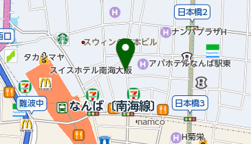 千日前水田内科の地図画像