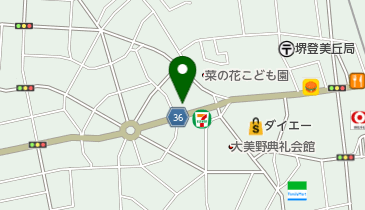 ながれだ皮膚科の地図画像