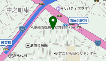 大住医院の地図画像