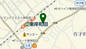 東岸和田クリニックの地図画像