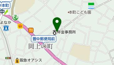 豊中脳神経外科クリニックの地図画像