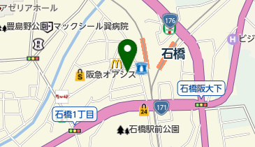 池上皮膚科の地図画像