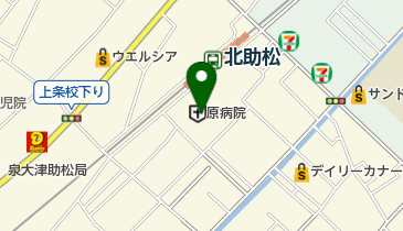 戎野内科医院の地図画像