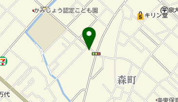 上條診療所の地図画像