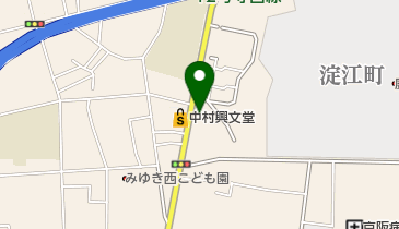 粟井胃腸科内科の地図画像