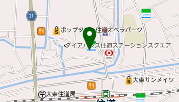 いそのかみ皮フ科の地図画像