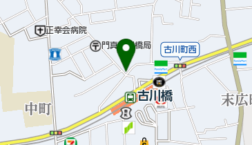 西川内科の地図画像