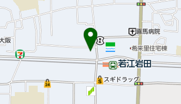 西内科胃腸科の地図画像