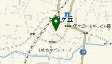はかまだ耳鼻咽喉科の地図画像