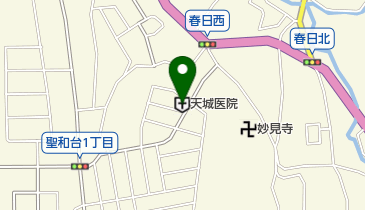 天城医院の地図画像