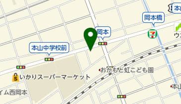 山内小児科の地図画像