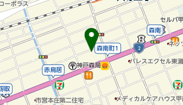 長間医院の地図画像