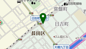 劉皮膚科の地図画像