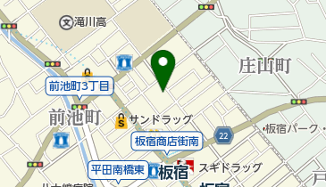 中西医院の地図画像