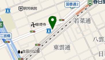 西田医院の地図画像