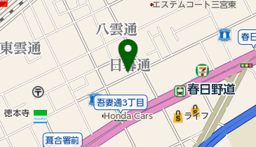 はやし皮ふ科クリニックの地図画像