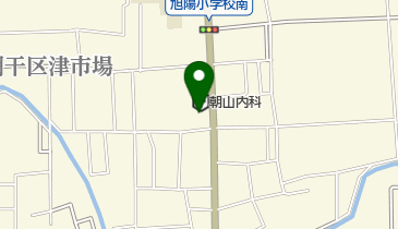 朝山内科医院の地図画像