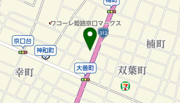 阿佐美内科医院の地図画像