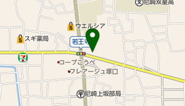 青木外科整形外科の地図画像