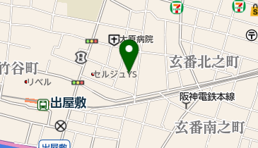 柳井医院の地図画像