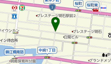 うえの内科の地図画像