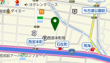 平本医院の地図画像