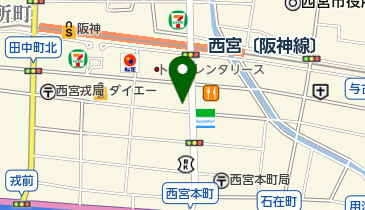 田中皮フ科クリニックの地図画像