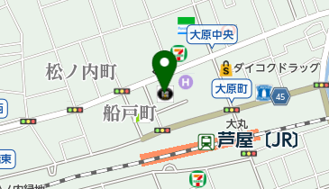 山村皮フ科の地図画像