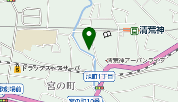 清水外科胃腸科の地図画像