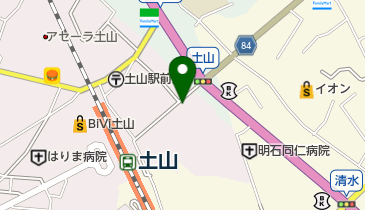 土山内科外科医院の地図画像