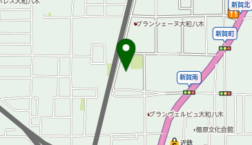 大和八木よしたに内科の地図画像