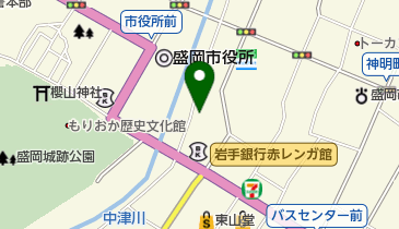 三島内科医院の地図画像