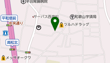 横山内科の地図画像