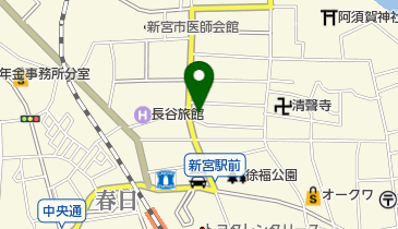 米良医院の地図画像