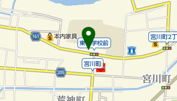 山本内科医院の地図画像