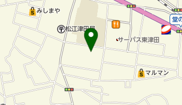 津田小学校前よしの医院の地図画像