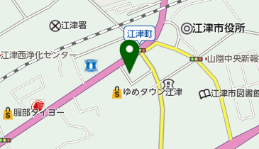 船津内科医院の地図画像