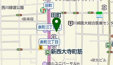 飛岡内科医院の地図画像