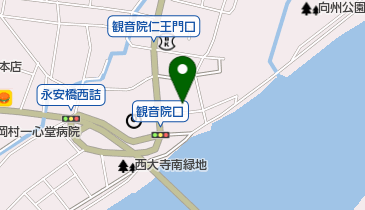 宇治医院の地図画像