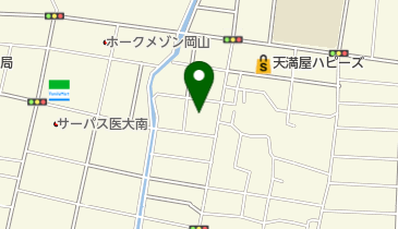 岡田内科の地図画像