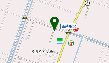 岡内科医院の地図画像