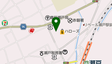 間阪内科の地図画像