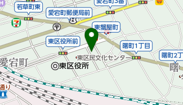 中川外科胃腸科の地図画像