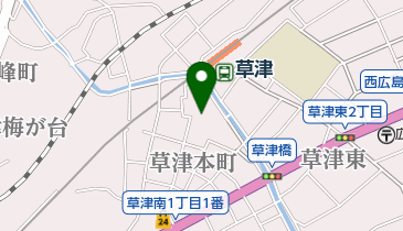 西冨皮膚科医院の地図画像