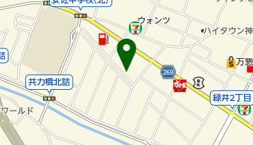 辰上内科医院の地図画像