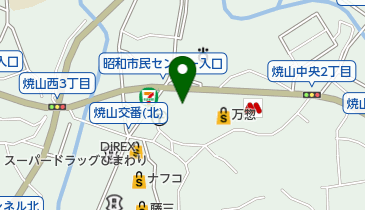 焼山中央内科クリニックの地図画像