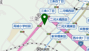 岡村医院の地図画像